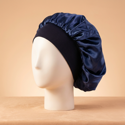 Navy blue bonnet
